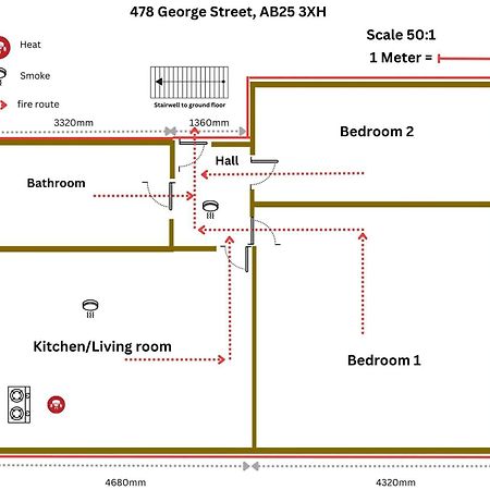 Hutch 2 Bed Apart Aberdeen Ngoại thất bức ảnh